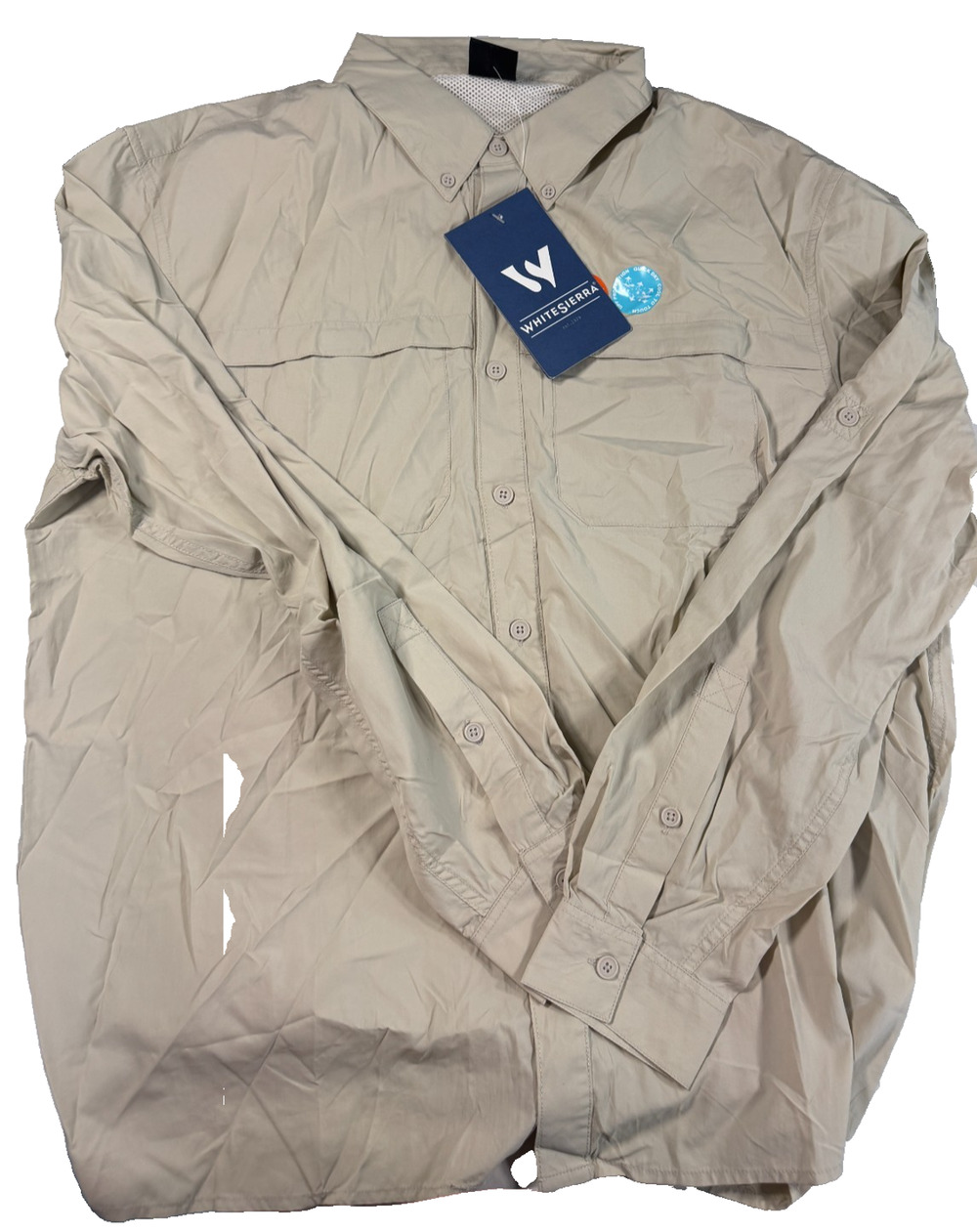 White Sierra Men's Kalgoorlie Long Sleeve Shirt NWT L